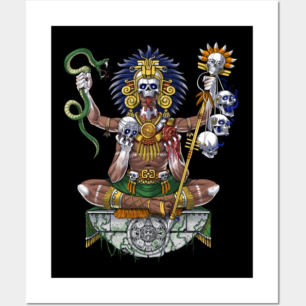 Aztec Shaman Wall Art by underheaven